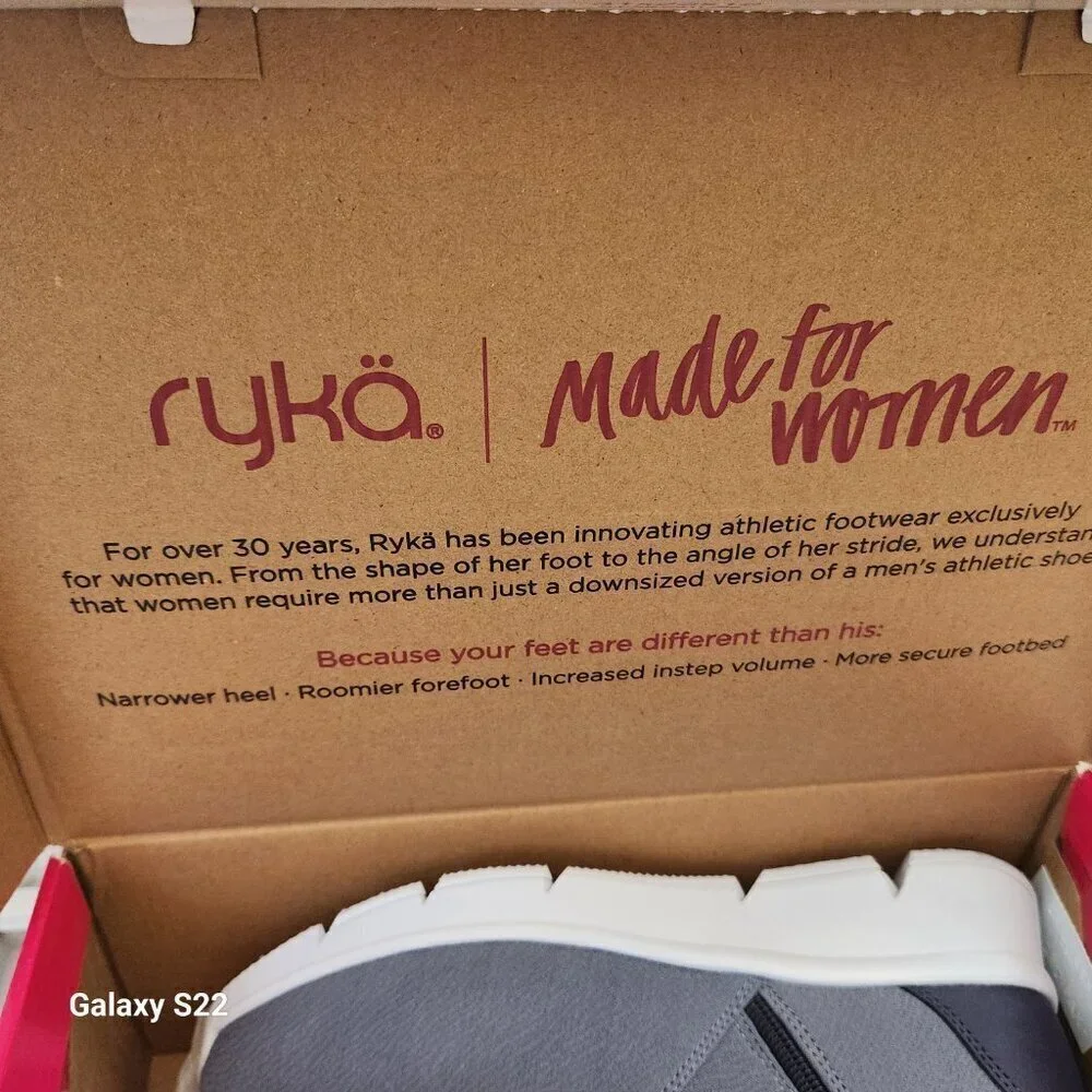 RYKA Companion FolkBlue Booties. NIB. Size 7.5 Wide